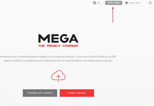 Iniciar sesión en Mega NUBE crear cuenta Mega.NZ 【2023】