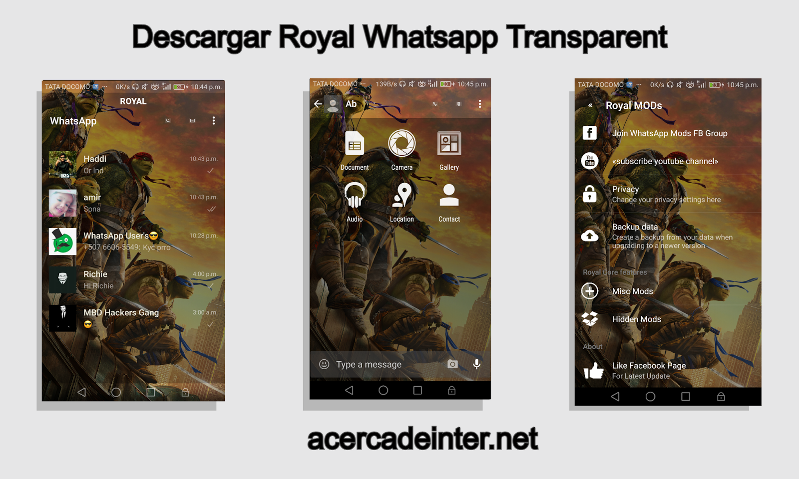 Descargar Royal WhatsApp Transparent