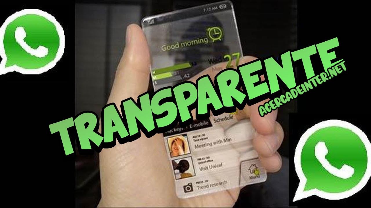 Descargar WhatsApp transparente