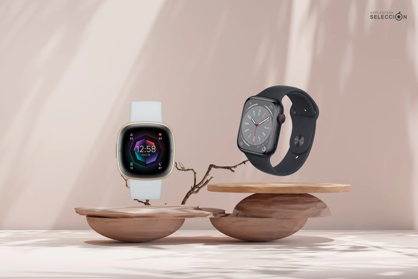 Diferencias entre el Apple Watch Series 8 y el Fitbit Sense 2