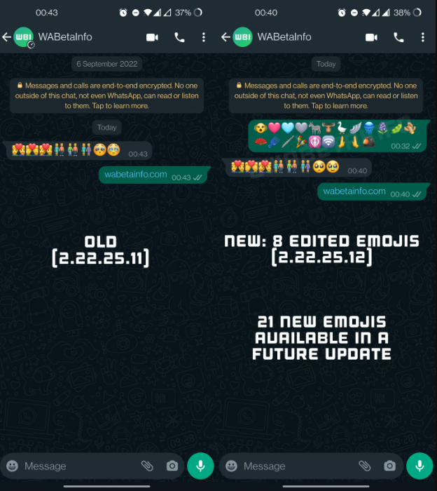 Nuevos emoji Unicode 15 que WhatsApp está elaborando, disfrútalos